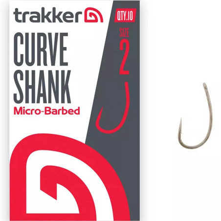 Haczyki Trakker Curve Shank Hooks Micro Barbed Roz.2