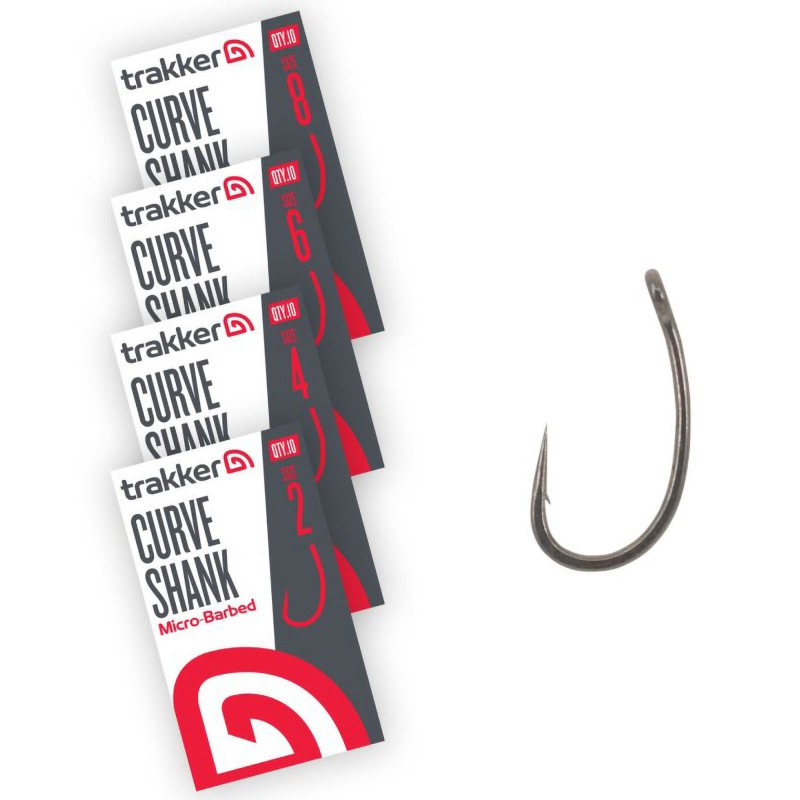 Haczyki Trakker Curve Shank Hooks Micro Barbed Roz.4 - Centrum wędkarskie - Sklep wędkarski Jarofishing Haczyki Trakker Curve Shank Hooks Micro Barbed Roz.4 - Centrum wędkarskie - Sklep wędkarski Jarofishing