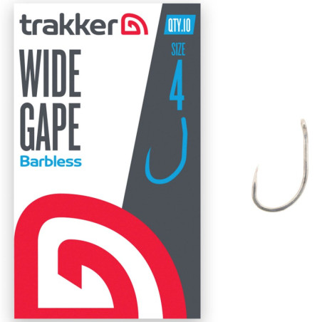 Haczyki Trakker Wide Gape Hooks Barbless Roz.4