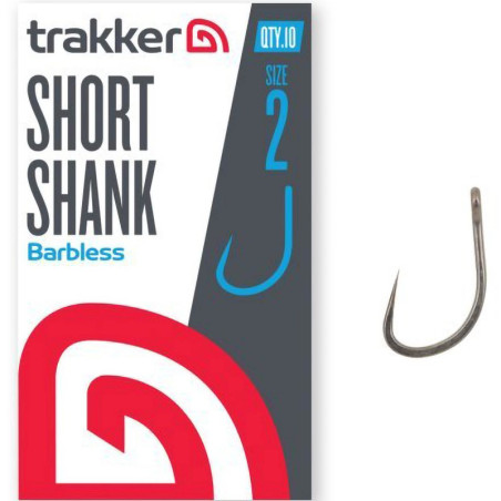 Haczyki Trakker Short Shank Hooks Barbless Roz.2