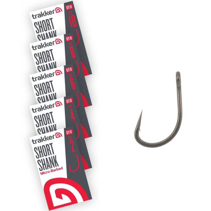 Haczyki Trakker Short Shank Hooks Micro Barbed Roz.6 - Centrum wędkarskie - Sklep wędkarski Jarofishing Haczyki Trakker Short Shank Hooks Micro Barbed Roz.6 - Centrum wędkarskie - Sklep wędkarski Jarofishing