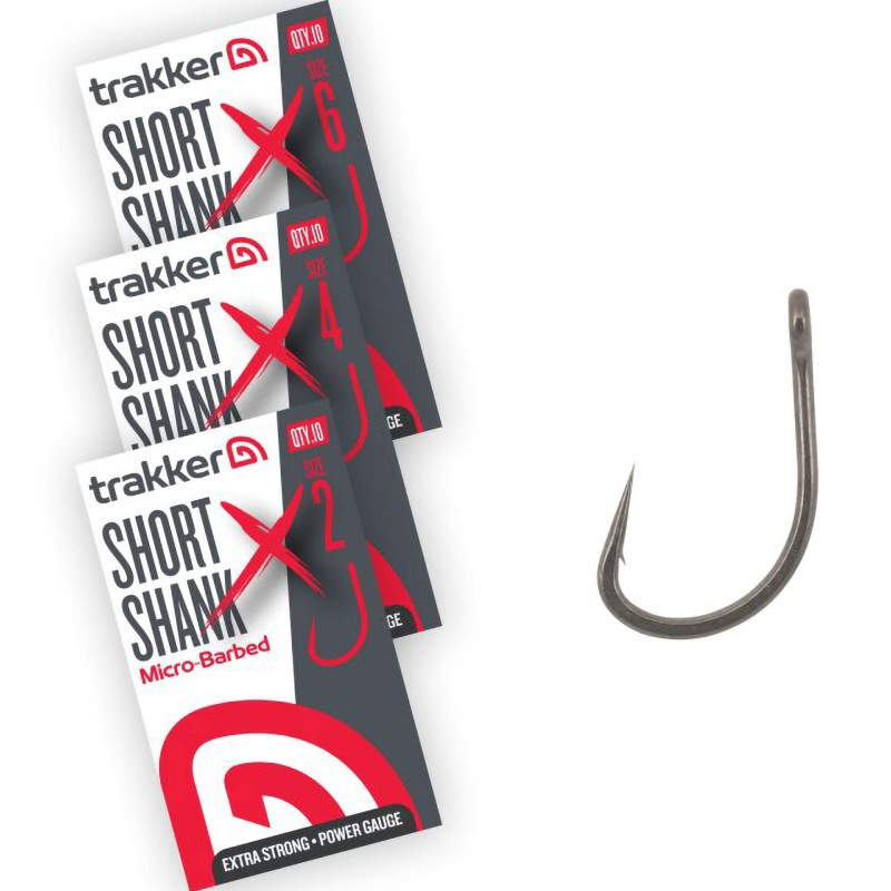 Haczyki Trakker Short Shank XS Hooks Micro Barbed Roz.2 - Centrum wędkarskie - Sklep wędkarski Jarofishing Haczyki Trakker Short Shank XS Hooks Micro Barbed Roz.2 - Centrum wędkarskie - Sklep wędkarski Jarofishing
