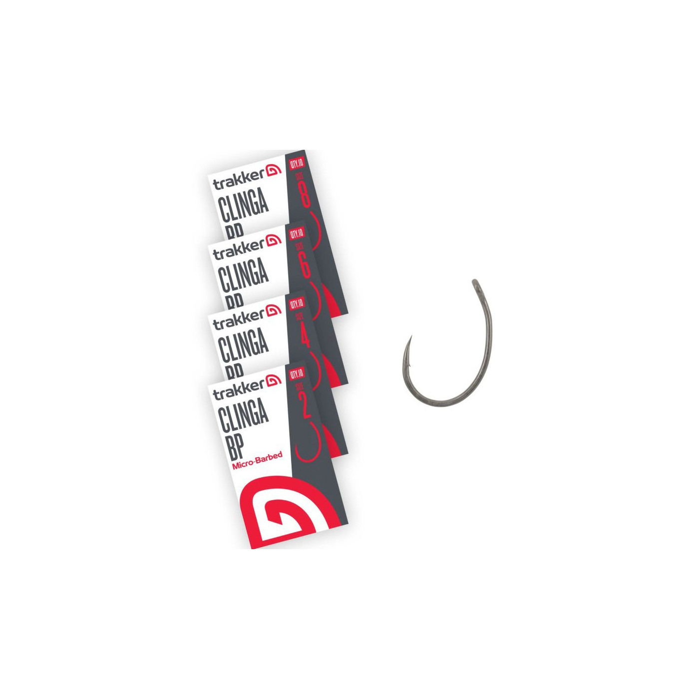 Haczyki Trakker Clinga BP Hooks Micro Barbed Roz.6 - Centrum wędkarskie - Sklep wędkarski Jarofishing