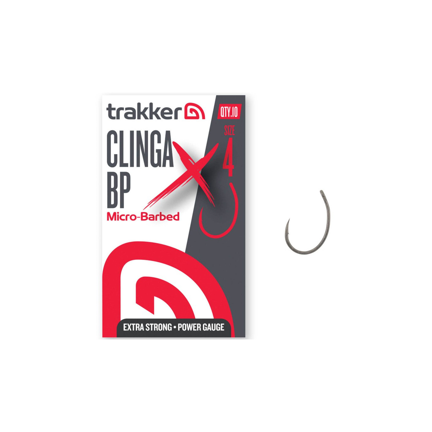 Haczyki Trakker Clinga BP XS Hooks Micro Barbed Roz.4 - Centrum wędkarskie - Sklep wędkarski Jarofishing
