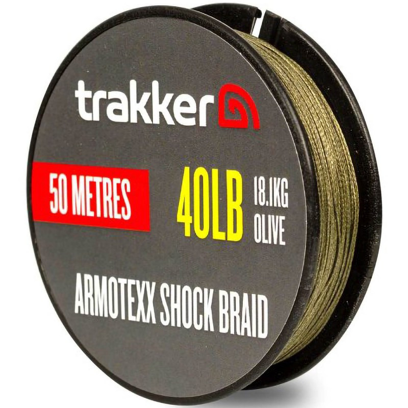Strzałówka Trakker Armotexx Shock Braid 40lb / 50m - Centrum wędkarskie - Sklep wędkarski Jarofishing