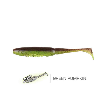 Fox Rage Scent Shads Green Pumpkin   13 CM