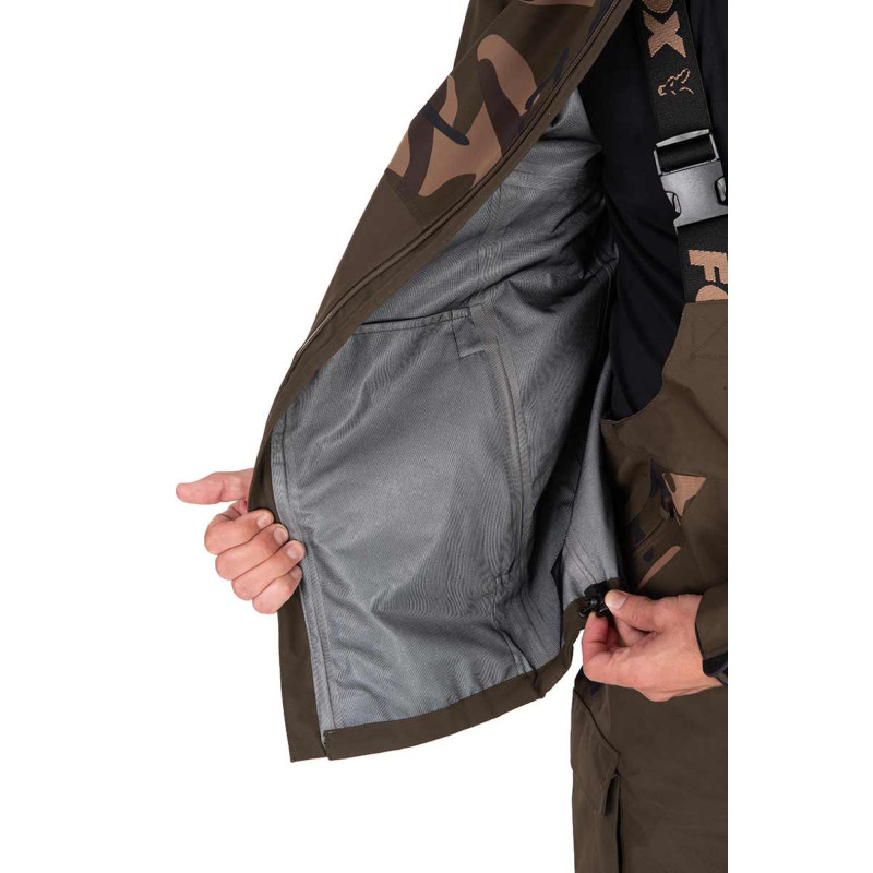 Fox RS25K Jacket - Khaki/Camo Rozmiar M - Centrum wędkarskie - Sklep wędkarski Jarofishing