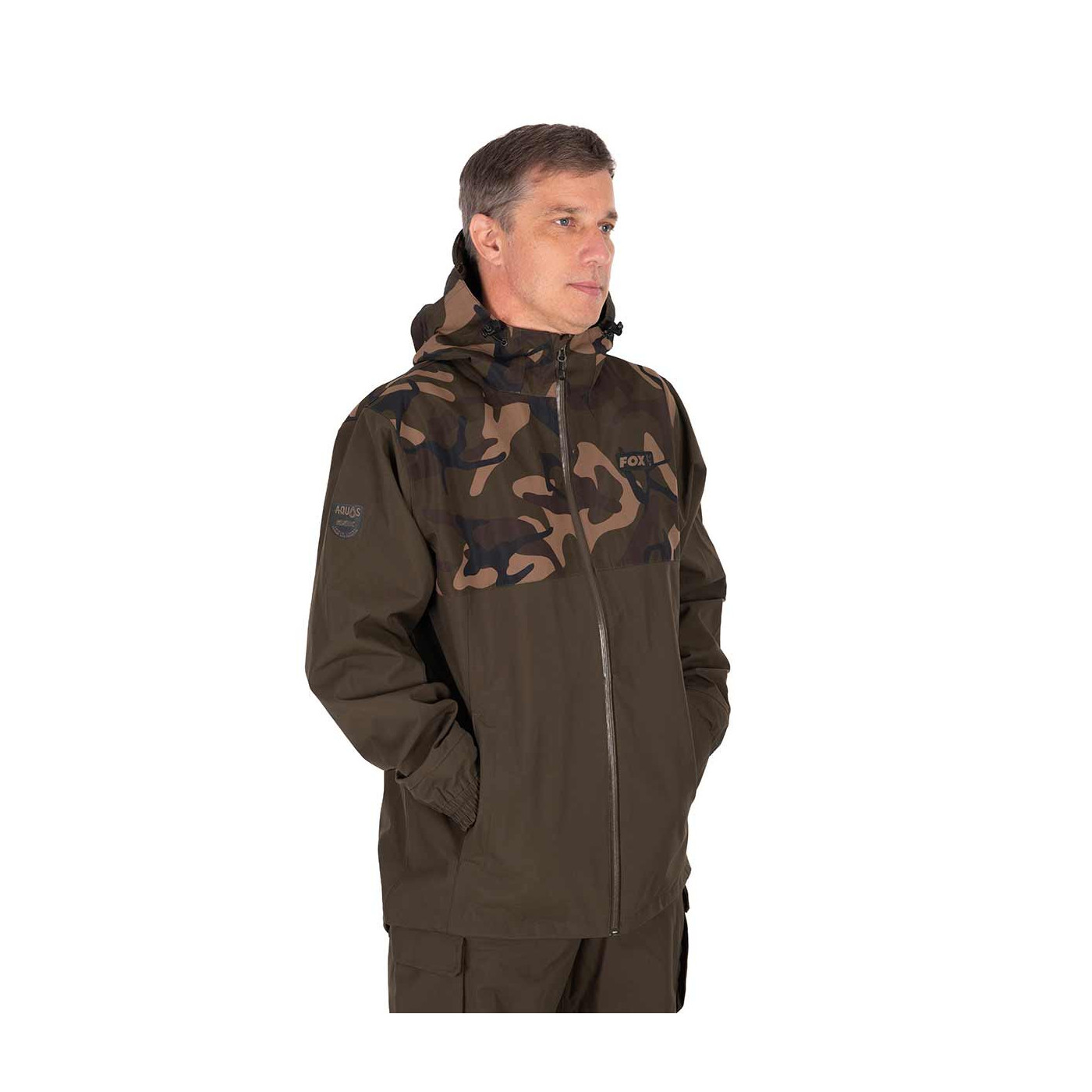 Fox RS25K Jacket - Khaki/Camo Rozmiar L - Centrum wędkarskie - Sklep wędkarski Jarofishing Fox RS25K Jacket - Khaki/Camo Rozmiar L - Centrum wędkarskie - Sklep wędkarski Jarofishing