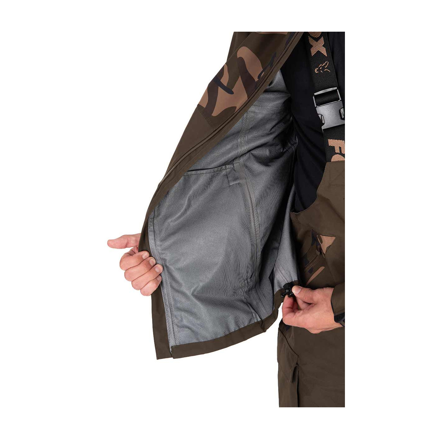 Fox RS25K Jacket - Khaki/Camo Rozmiar L - Centrum wędkarskie - Sklep wędkarski Jarofishing Fox RS25K Jacket - Khaki/Camo Rozmiar L - Centrum wędkarskie - Sklep wędkarski Jarofishing
