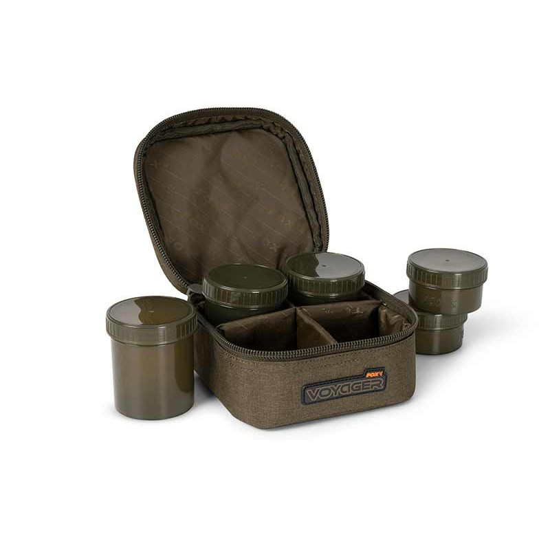 Fox Voyager® 6 Pot Hookbait Case - Centrum wędkarskie - Sklep wędkarski Jarofishing