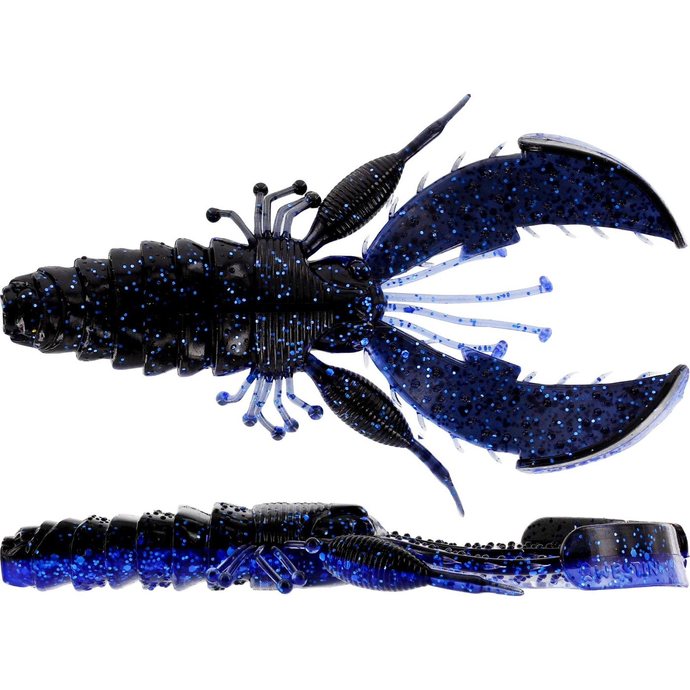 Westin - Crecraw Creaturebait 10cm - Black/Blue - Centrum wędkarskie - Sklep wędkarski Jarofishing