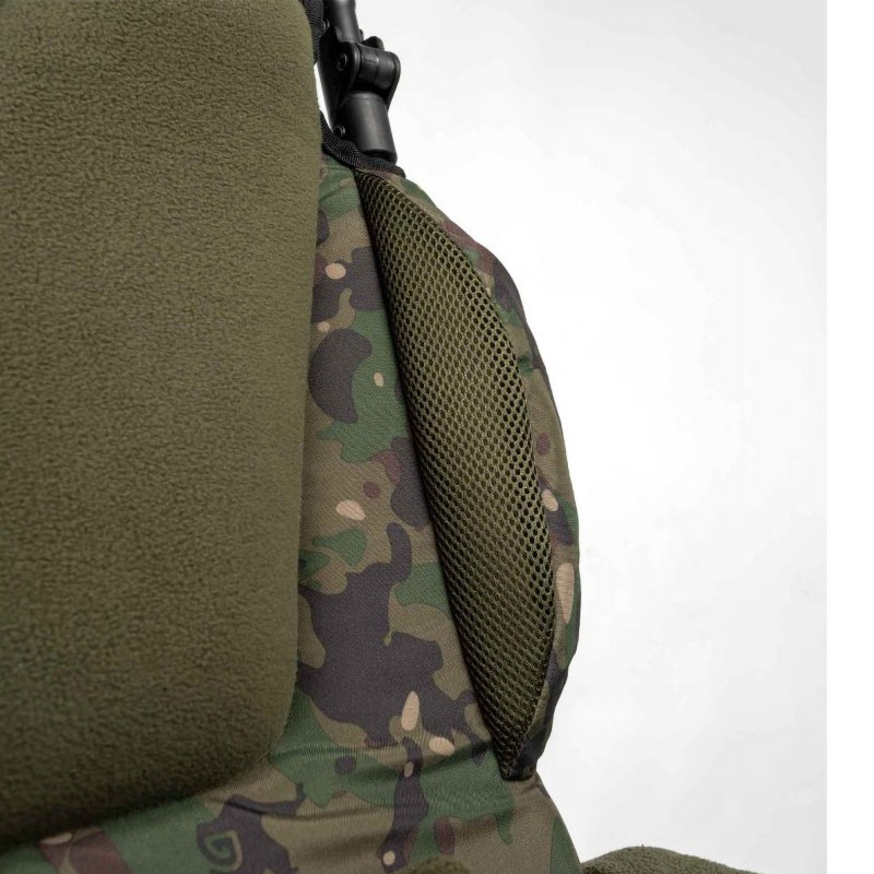 Fotel Trakker Levelite Camo Longback Recliner - Centrum wędkarskie - Sklep wędkarski Jarofishing