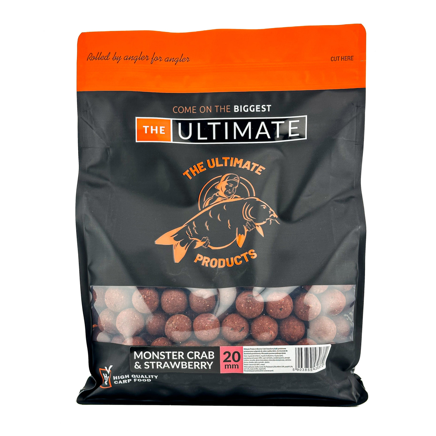 Kulki Proteinowe Ultimate Products Monster Crab & Strawberry Roz.18mm - Centrum wędkarskie - Sklep wędkarski Jarofishing Kulki Proteinowe Ultimate Products Monster Crab & Strawberry Roz.18mm - Centrum wędkarskie - Sklep wędkarski Jarofishing