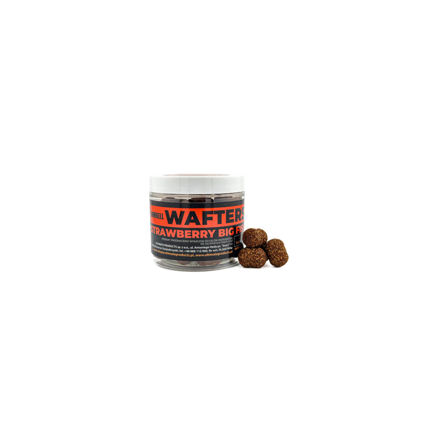 Waftersy Ultimate Products Strawberry Big Fish Dumbell Roz.14/18mm - Centrum wędkarskie - Sklep wędkarski Jarofishing Waftersy Ultimate Products Strawberry Big Fish Dumbell Roz.14/18mm - Centrum wędkarskie - Sklep wędkarski Jarofishing