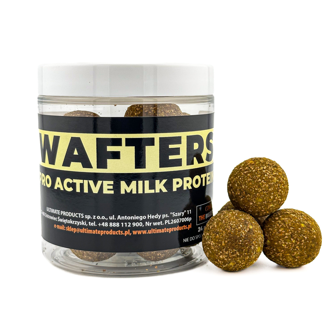 Waftersy Ultimate Products Pro Active Milk Protein Roz.24mm - Centrum wędkarskie - Sklep wędkarski Jarofishing Waftersy Ultimate Products Pro Active Milk Protein Roz.24mm - Centrum wędkarskie - Sklep wędkarski Jarofishing