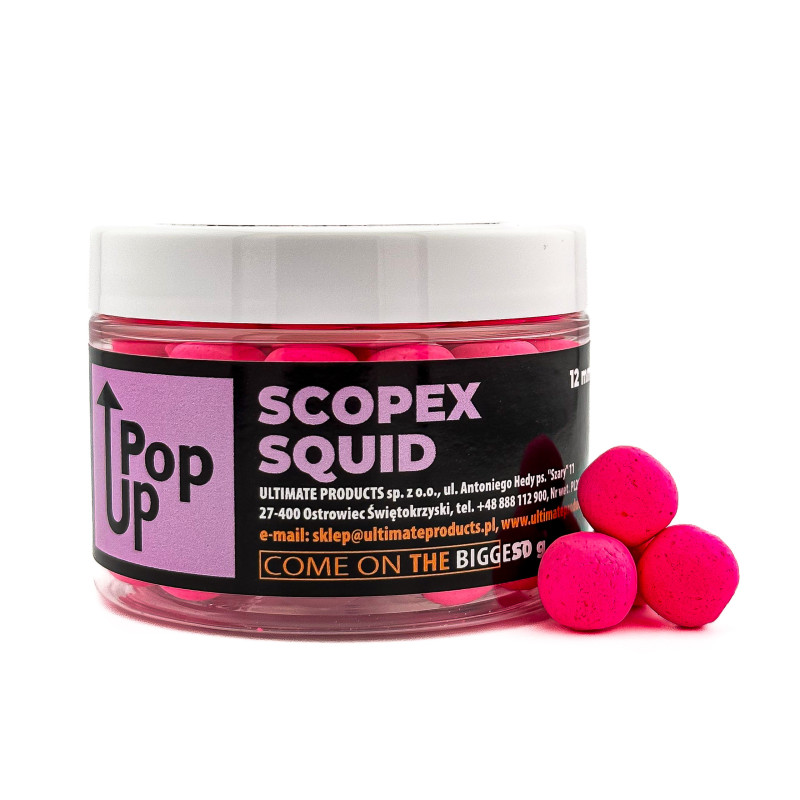 Kulki Pop-Up Ultimate Products Scopex Squid Roz.12mm - Centrum wędkarskie - Sklep wędkarski Jarofishing Kulki Pop-Up Ultimate Products Scopex Squid Roz.12mm - Centrum wędkarskie - Sklep wędkarski Jarofishing
