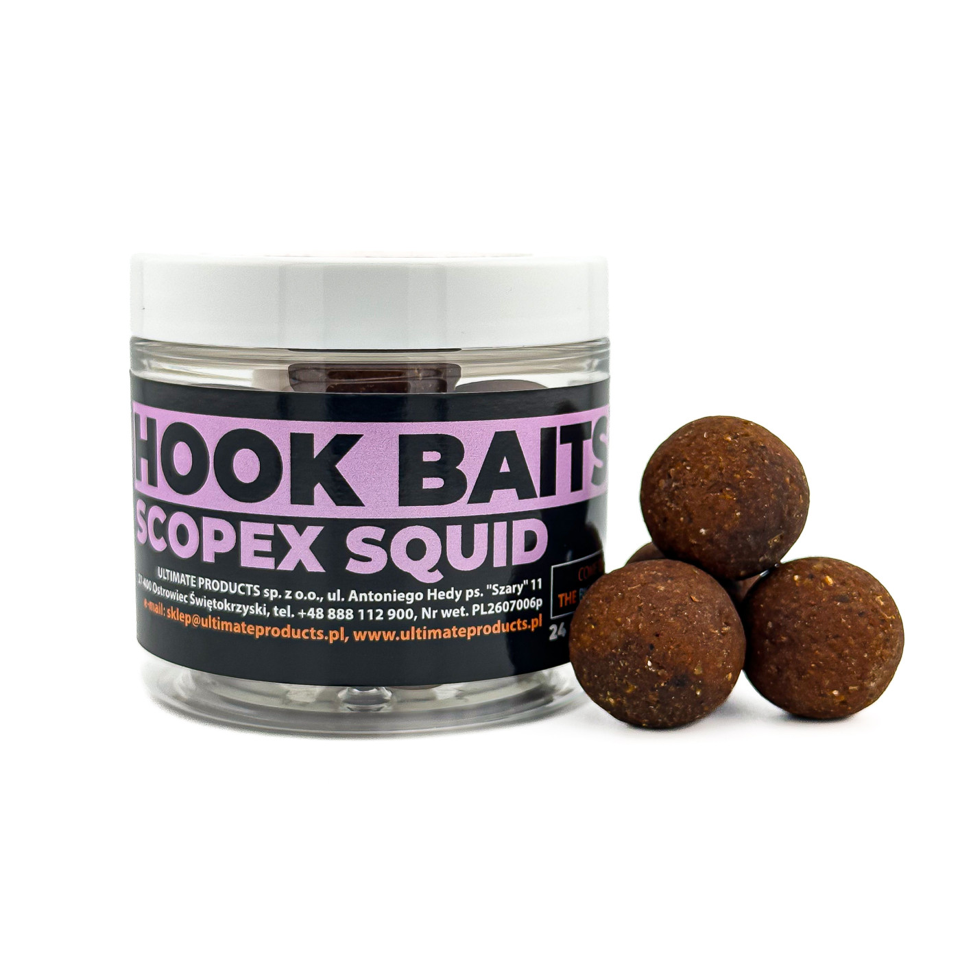 Hook Baits Ultimate Products Scopex Squid Roz.24mm - Centrum wędkarskie - Sklep wędkarski Jarofishing Hook Baits Ultimate Products Scopex Squid Roz.24mm - Centrum wędkarskie - Sklep wędkarski Jarofishing
