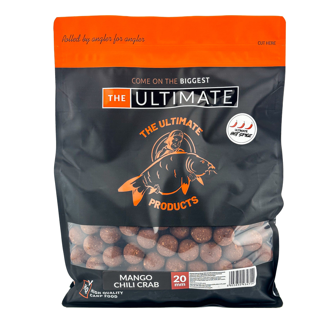 Kulki Proteinowe Ultimate Products Mango Chili Crab 1kg Roz.16mm - Centrum wędkarskie - Sklep wędkarski Jarofishing Kulki Proteinowe Ultimate Products Mango Chili Crab 1kg Roz.16mm - Centrum wędkarskie - Sklep wędkarski Jarofishing
