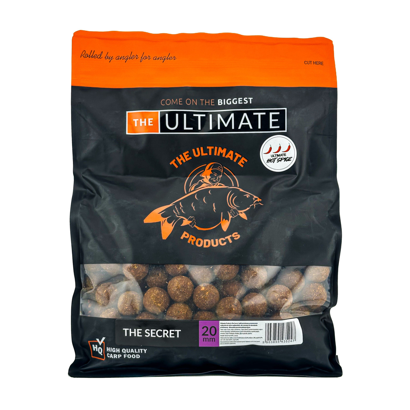 Kulki Proteinowe Ultimate Products The Secret 1kg Roz.30mm - Centrum wędkarskie - Sklep wędkarski Jarofishing