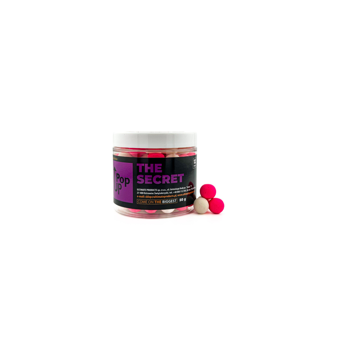 Kulki Pop-Up Ultimate Products The Secret Roz.12mm - Centrum wędkarskie - Sklep wędkarski Jarofishing Kulki Pop-Up Ultimate Products The Secret Roz.12mm - Centrum wędkarskie - Sklep wędkarski Jarofishing