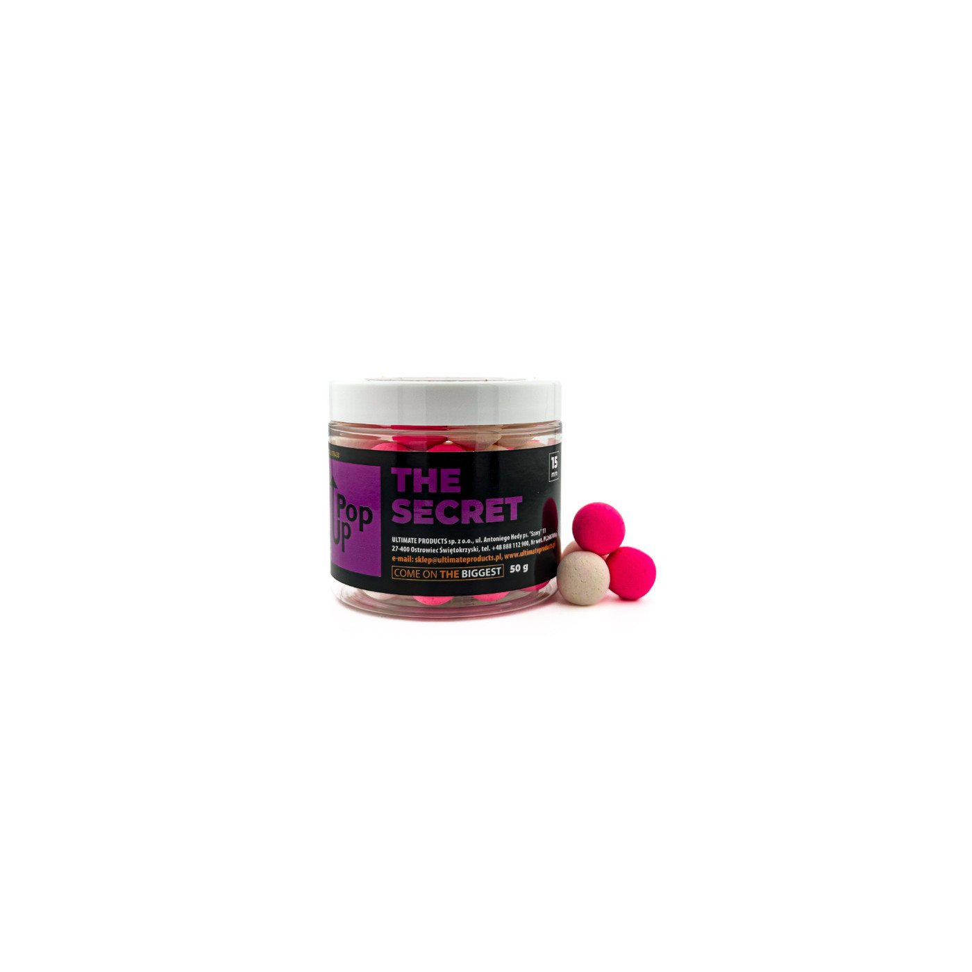 Kulki Pop-Up Ultimate Products The Secret Roz.15mm - Centrum wędkarskie - Sklep wędkarski Jarofishing Kulki Pop-Up Ultimate Products The Secret Roz.15mm - Centrum wędkarskie - Sklep wędkarski Jarofishing