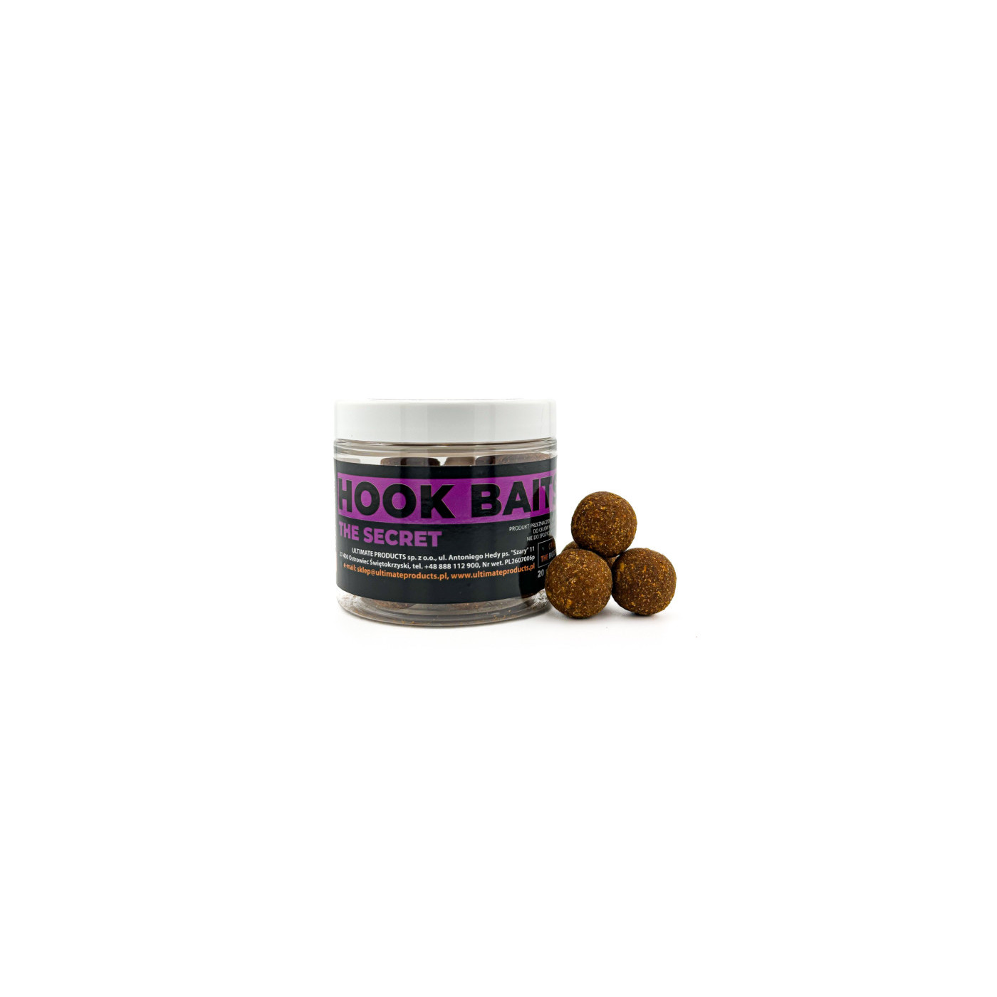 Hook Baits Ultimate Products The Secret Roz.24mm - Centrum wędkarskie - Sklep wędkarski Jarofishing Hook Baits Ultimate Products The Secret Roz.24mm - Centrum wędkarskie - Sklep wędkarski Jarofishing