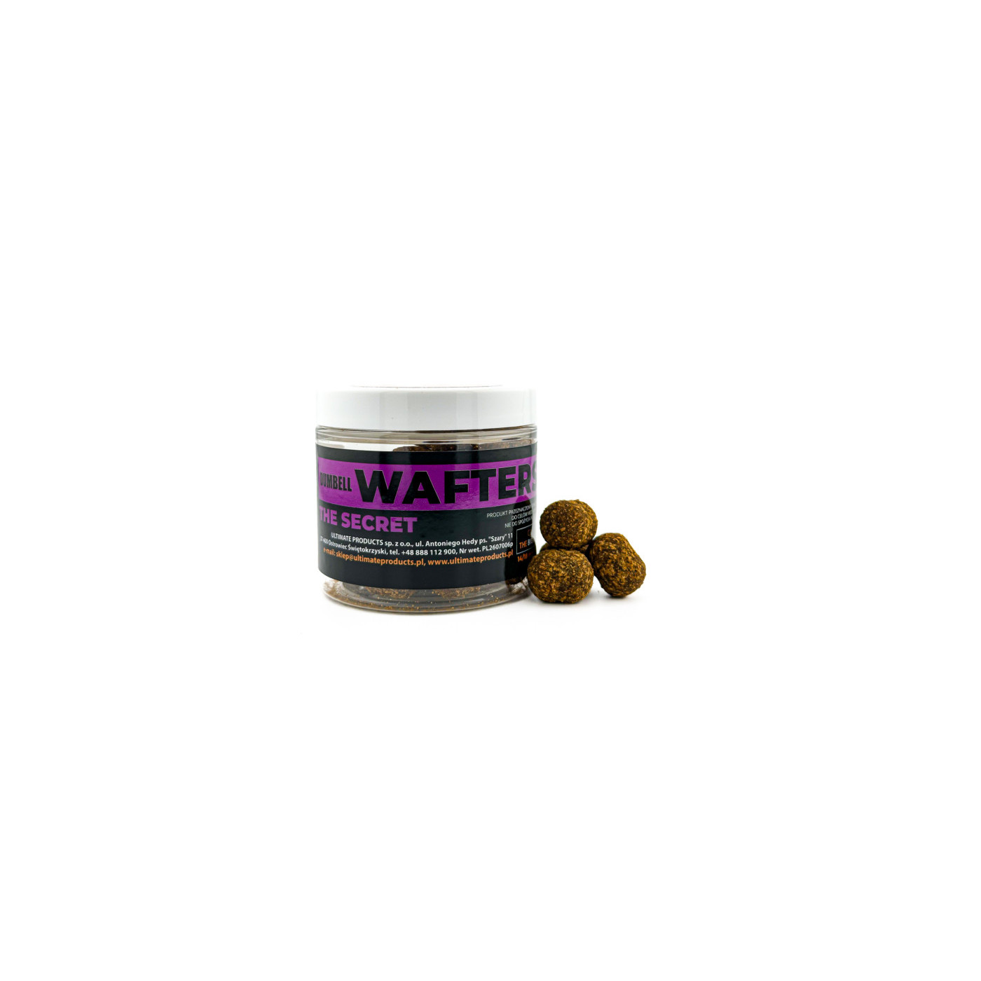 Waftersy Ultimate Products The Secret Dumbell Roz.14/18mm - Centrum wędkarskie - Sklep wędkarski Jarofishing Waftersy Ultimate Products The Secret Dumbell Roz.14/18mm - Centrum wędkarskie - Sklep wędkarski Jarofishing