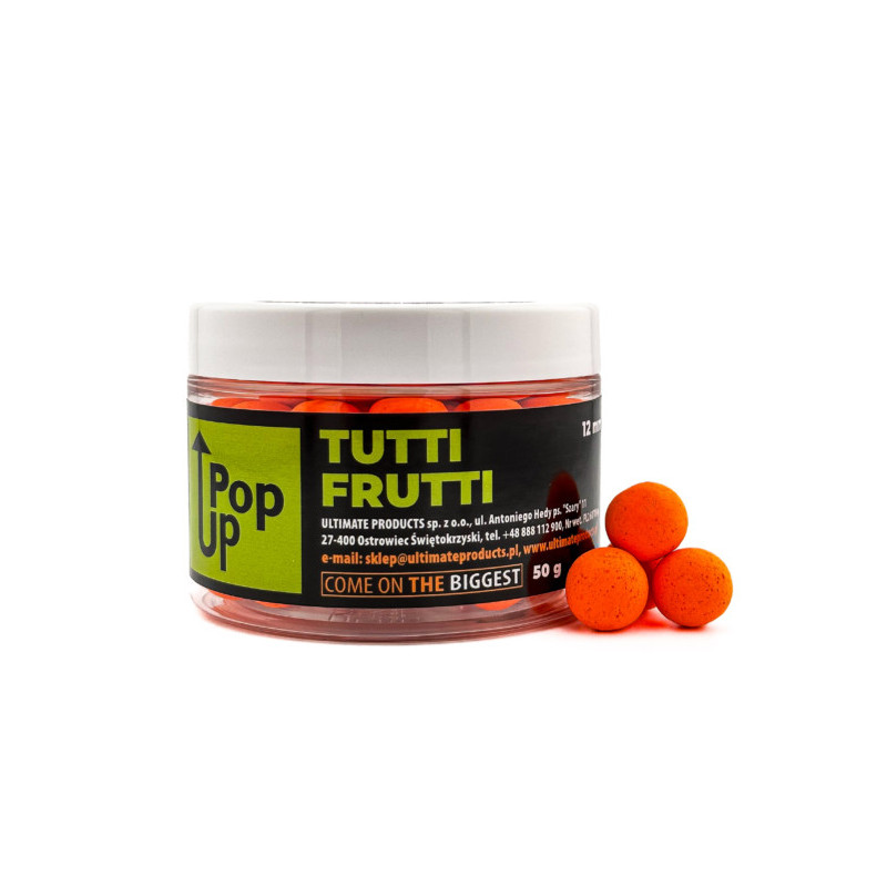 Kulki Pop-Up Ultimate Products Tutti Frutti Roz.12mm - Centrum wędkarskie - Sklep wędkarski Jarofishing Kulki Pop-Up Ultimate Products Tutti Frutti Roz.12mm - Centrum wędkarskie - Sklep wędkarski Jarofishing