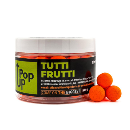 Kulki Pop-Up Ultimate Products Tutti Frutti Roz.12mm - Centrum wędkarskie - Sklep wędkarski Jarofishing