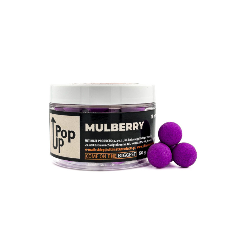 Kulki Pop-Up Ultimate Products Mulberry Roz.15mm - Centrum wędkarskie - Sklep wędkarski Jarofishing Kulki Pop-Up Ultimate Products Mulberry Roz.15mm - Centrum wędkarskie - Sklep wędkarski Jarofishing