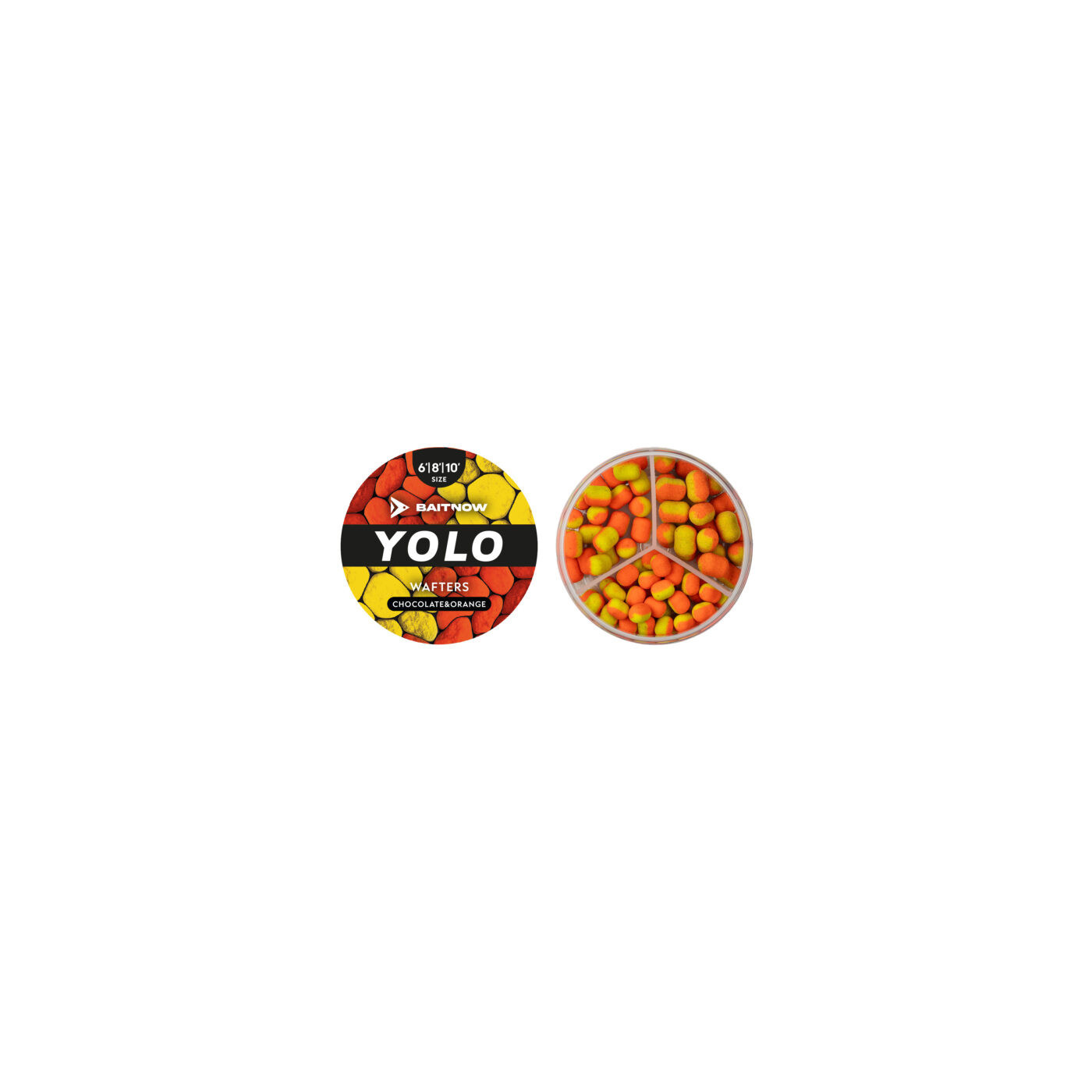 Waftersy Method Feeder BaitNow – YOLO Orange&Yellow Chocolate-Orange 6/8/10mm - Centrum wędkarskie - Sklep wędkarski Jarofishing Waftersy Method Feeder BaitNow – YOLO Orange&Yellow Chocolate-Orange 6/8/10mm - Centrum wędkarskie - Sklep wędkarski Jarofishing