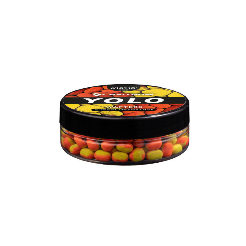Waftersy Method Feeder BaitNow – YOLO Orange&Yellow Chocolate-Orange 6/8/10mm - Centrum wędkarskie - Sklep wędkarski Jarofishing Waftersy Method Feeder BaitNow – YOLO Orange&Yellow Chocolate-Orange 6/8/10mm - Centrum wędkarskie - Sklep wędkarski Jarofishing