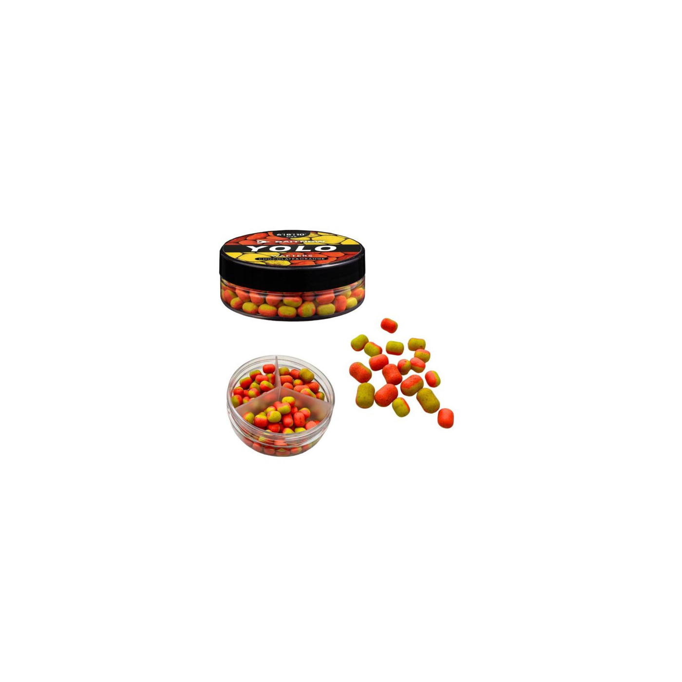 Waftersy Method Feeder BaitNow – YOLO Orange&Yellow Chocolate-Orange 6/8/10mm - Centrum wędkarskie - Sklep wędkarski Jarofishing Waftersy Method Feeder BaitNow – YOLO Orange&Yellow Chocolate-Orange 6/8/10mm - Centrum wędkarskie - Sklep wędkarski Jarofishing