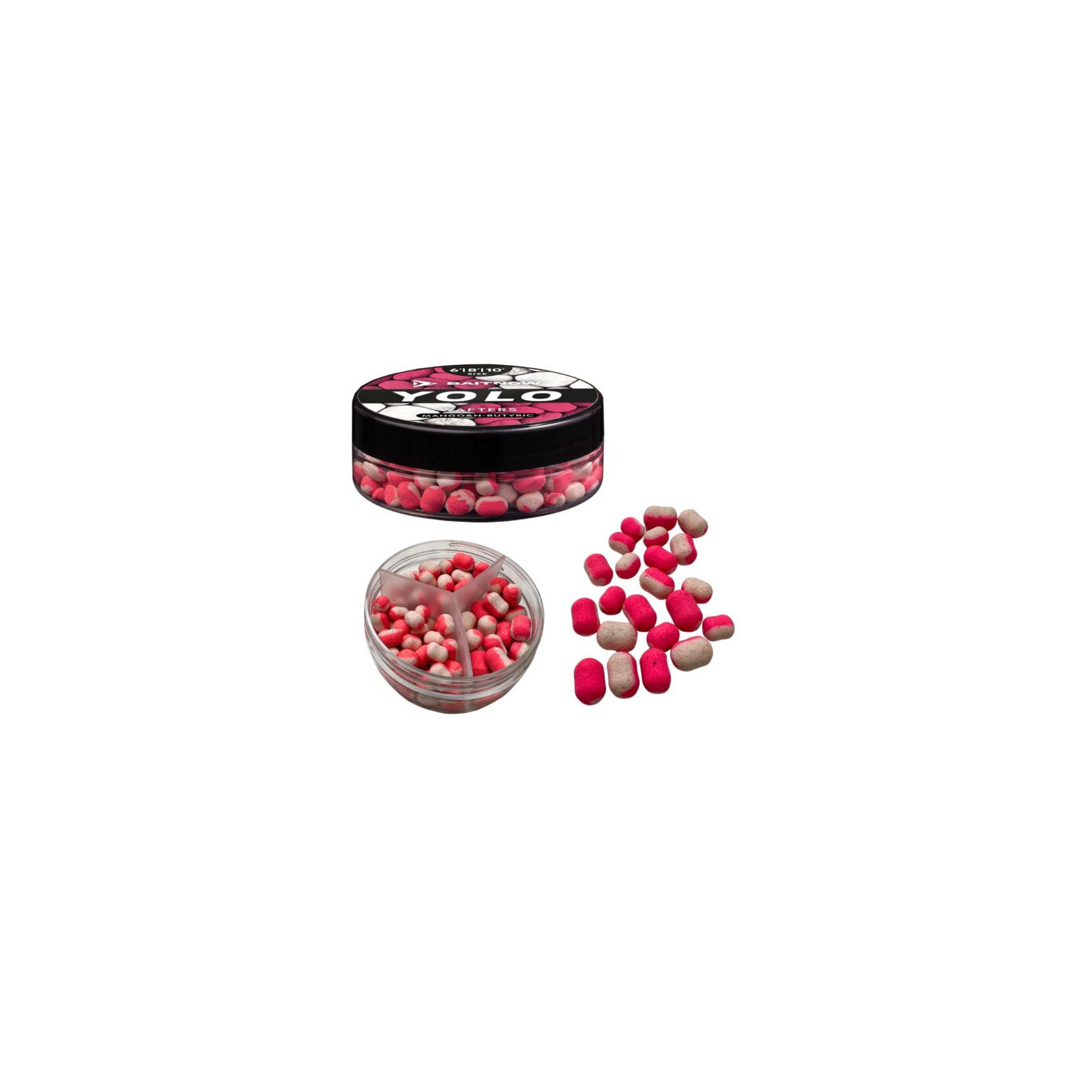 Waftersy Method Feeder BaitNow – YOLO White&Pink Mango-N-Butyric 6/8/10mm - Centrum wędkarskie - Sklep wędkarski Jarofishing Waftersy Method Feeder BaitNow – YOLO White&Pink Mango-N-Butyric 6/8/10mm - Centrum wędkarskie - Sklep wędkarski Jarofishing