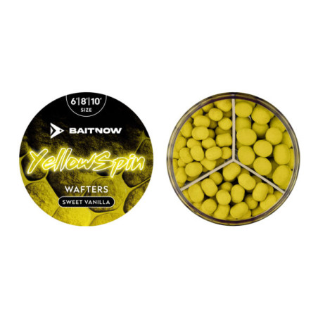 Waftersy Method Feeder BaitNow – YELLOW SPIN 6/8/10mm