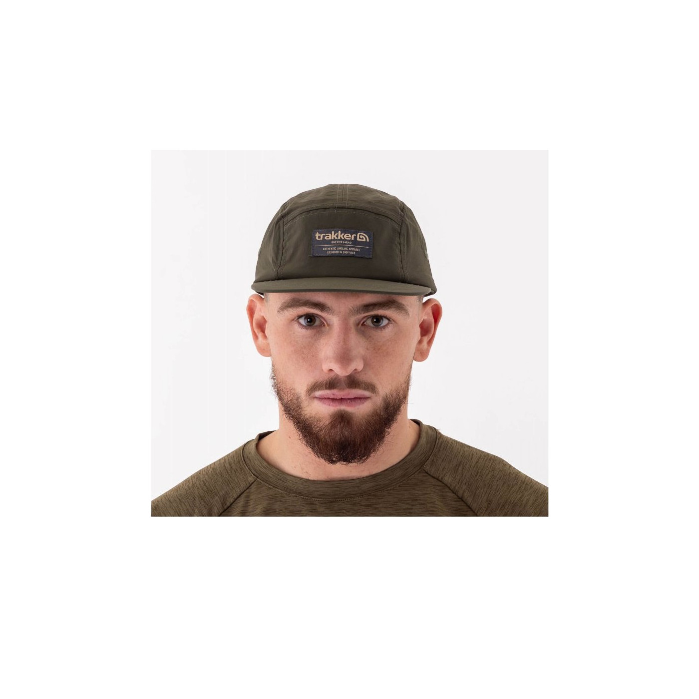 Czapka Trakker 5 Panel Green Cap - Centrum wędkarskie - Sklep wędkarski Jarofishing