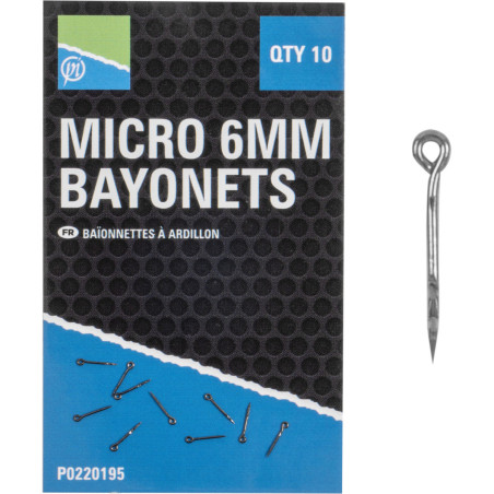 Igły Preston Micro Bayonets - 6mm - Centrum wędkarskie - Sklep wędkarski Jarofishing