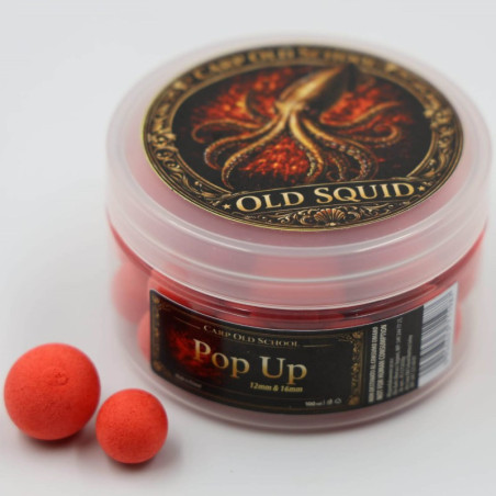 Kulki Carp Old School Pop Up Old Squid 12mm & 16mm 100ml - Centrum wędkarskie - Sklep wędkarski Jarofishing