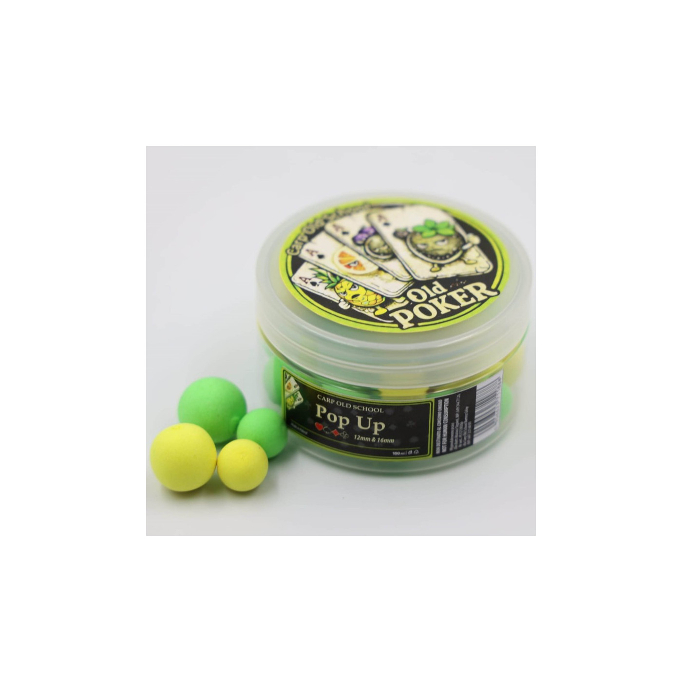Kulki Carp Old School Pop UP Old Poker 12mm & 16mm 100ml - Centrum wędkarskie - Sklep wędkarski Jarofishing