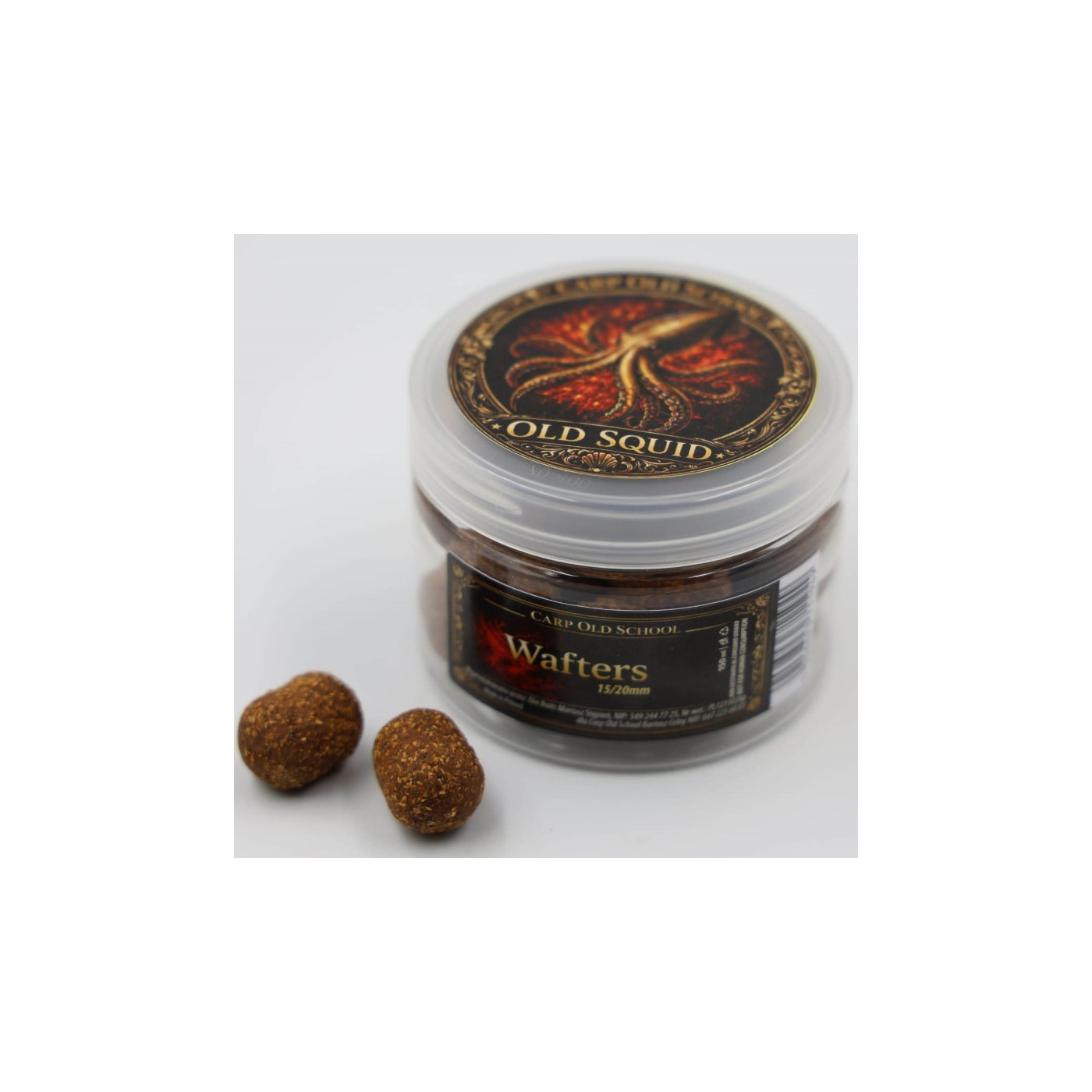 Kulki Carp Old School Wafters Old Squid 15/20mm 150ml - Centrum wędkarskie - Sklep wędkarski Jarofishing