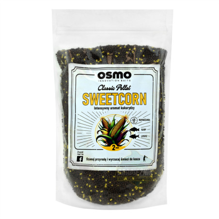 Osmo Classic Pellet - Sweetcorn / Słodka Kukurydza 0.8kg - Centrum wędkarskie - Sklep wędkarski Jarofishing