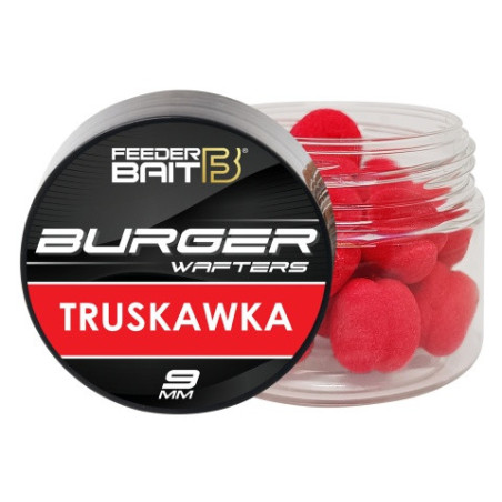 Burger Wafters - Truskawka - Feeder Bait - Centrum wędkarskie - Sklep wędkarski Jarofishing