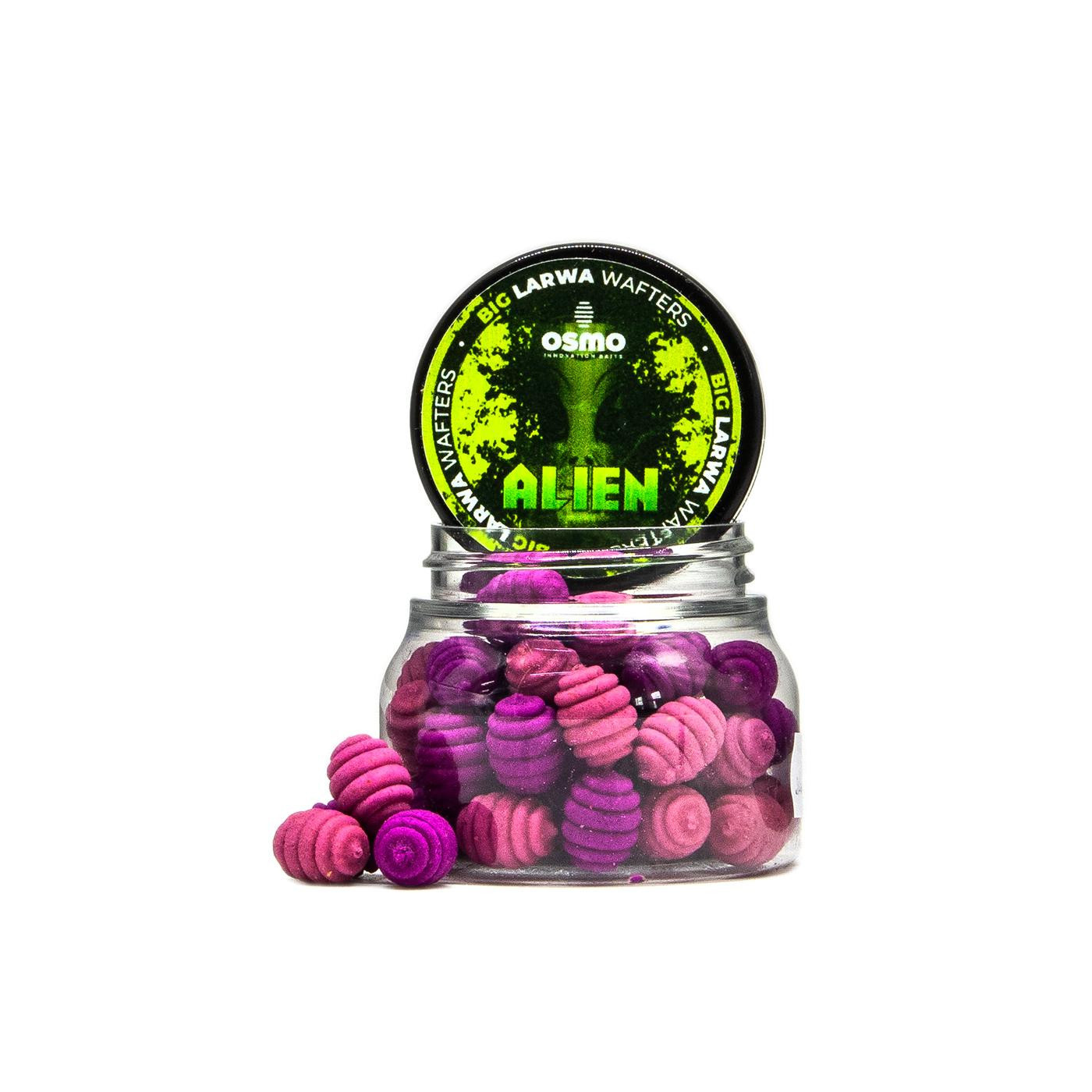Przynęta Osmo Big Larwa Wafters 14x10mm - ALIEN - Centrum wędkarskie - Sklep wędkarski Jarofishing Przynęta Osmo Big Larwa Wafters 14x10mm - ALIEN - Centrum wędkarskie - Sklep wędkarski Jarofishing