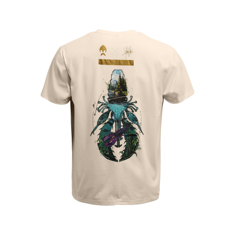 Koszulka Westin CreCraw T-Shirt Beige - roz. L - Centrum wędkarskie - Sklep wędkarski Jarofishing
