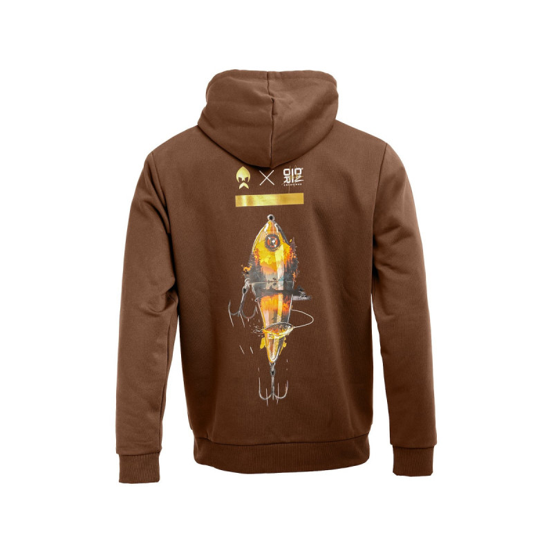 Bluza Westin SwimLure Hoodie Dark Brown - roz. L - Centrum wędkarskie - Sklep wędkarski Jarofishing Bluza Westin SwimLure Hoodie Dark Brown - roz. L - Centrum wędkarskie - Sklep wędkarski Jarofishing