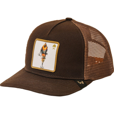 Czapka z daszkiem Westin SwimLure Cap Dark Brown - Centrum wędkarskie - Sklep wędkarski Jarofishing