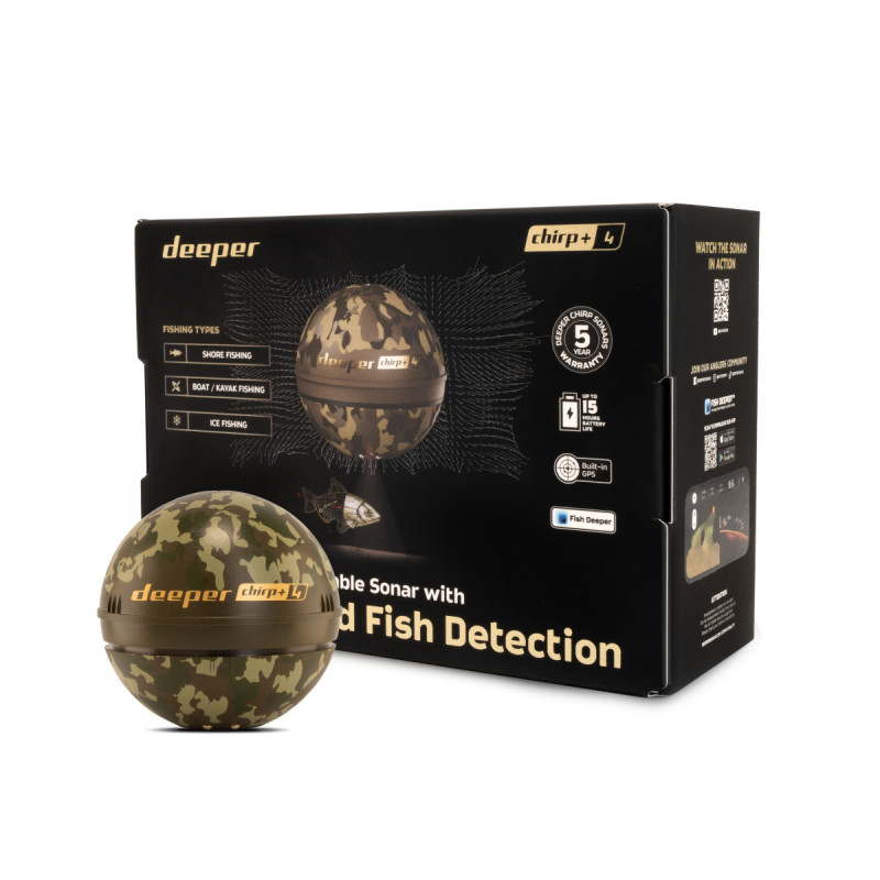 Echosonda Deeper Sonar CHIRP+ 4 - Centrum wędkarskie - Sklep wędkarski Jarofishing