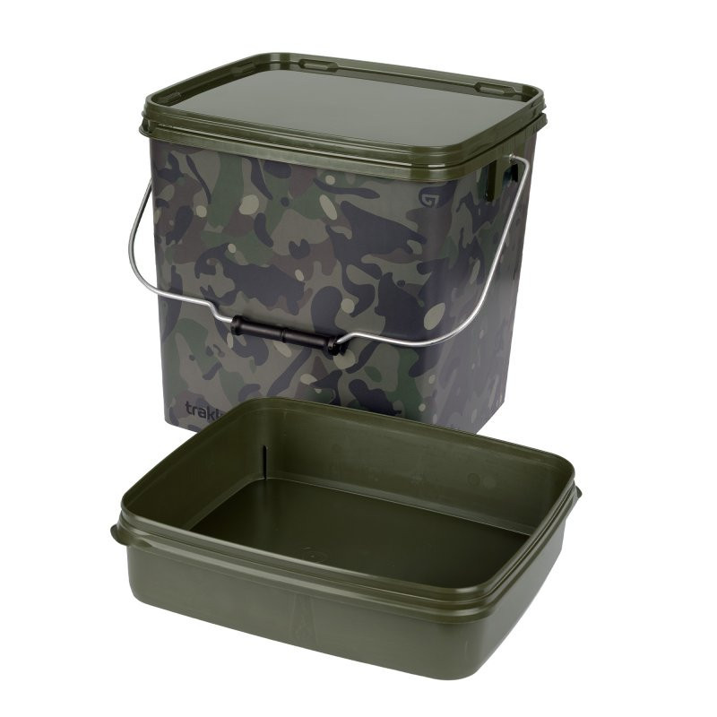 Wiadro Trakker 13L Camo Square Container inc tray - Centrum wędkarskie - Sklep wędkarski Jarofishing Wiadro Trakker 13L Camo Square Container inc tray - Centrum wędkarskie - Sklep wędkarski Jarofishing