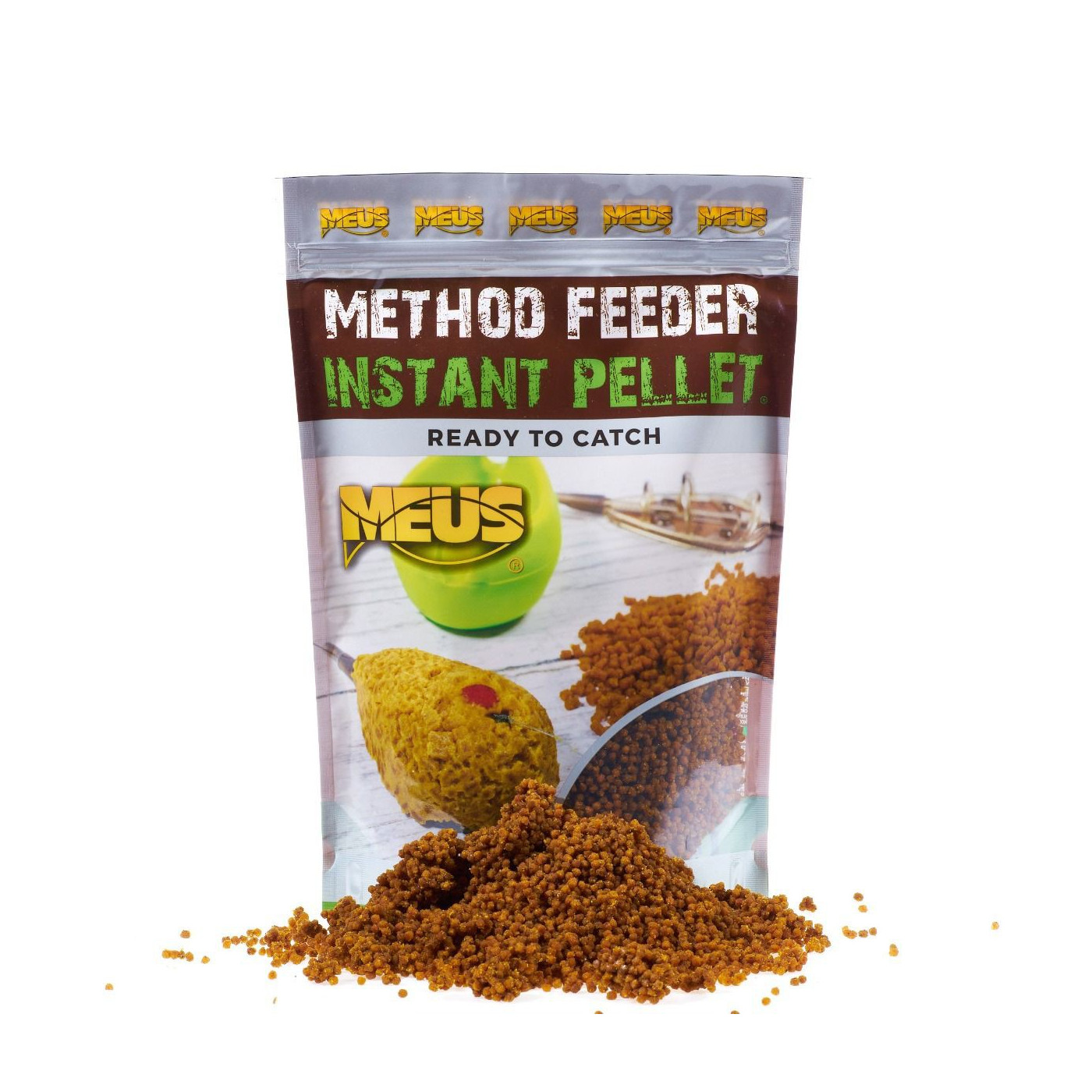 Pellet MEUS Method Feeder Instant Pellet 2mm Ananas 700G - Centrum wędkarskie - Sklep wędkarski Jarofishing