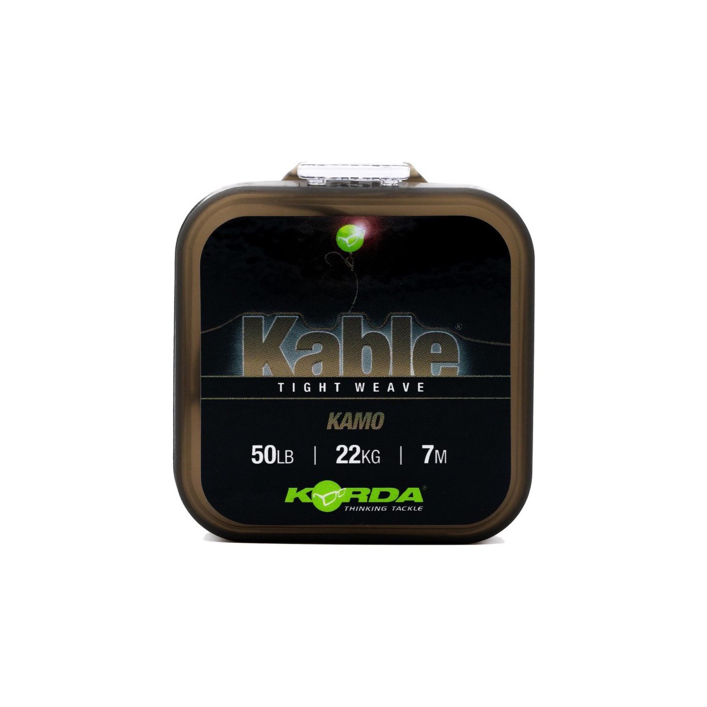 Leadcore Korda Kable Tight Weave Kamo 7m 50lb - Centrum wędkarskie - Sklep wędkarski Jarofishing